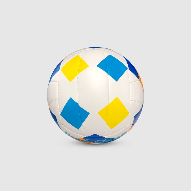 Bola de Vôlei de Praia Mikasa BV543-Y Branco, Amarelo e Azul