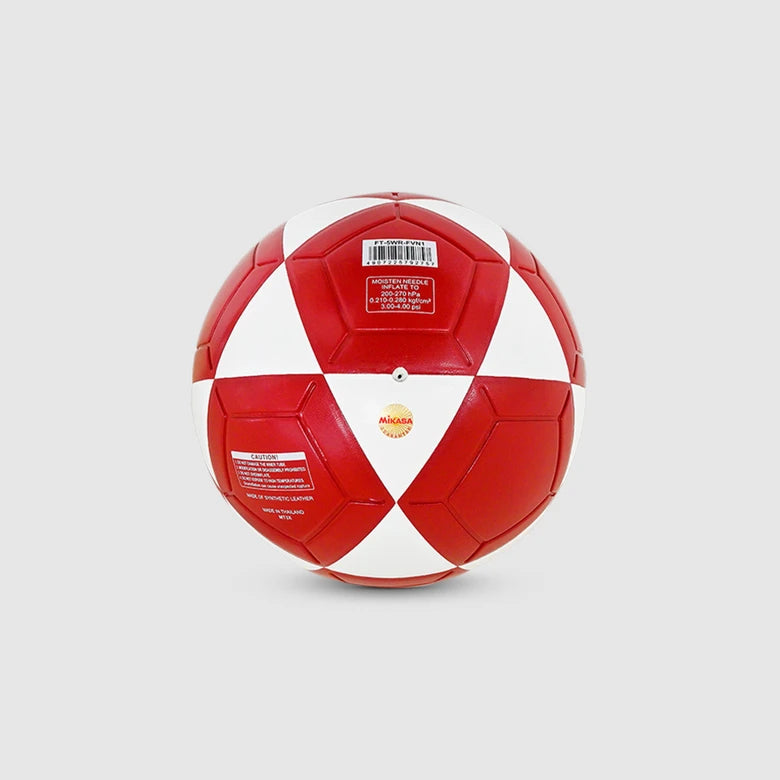 Bola Oficial de Futevôlei Mikasa FT-5 Branco e Vermelho - Edição Natalia Guitler