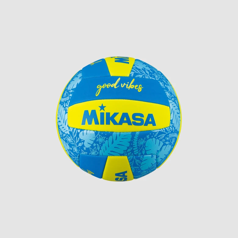 Bola de Vôlei de Praia Good Vibes Amarelo e Azul Mikasa